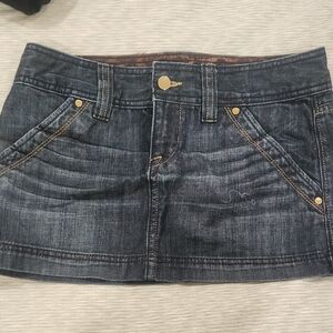 Denim Mini Skirt
